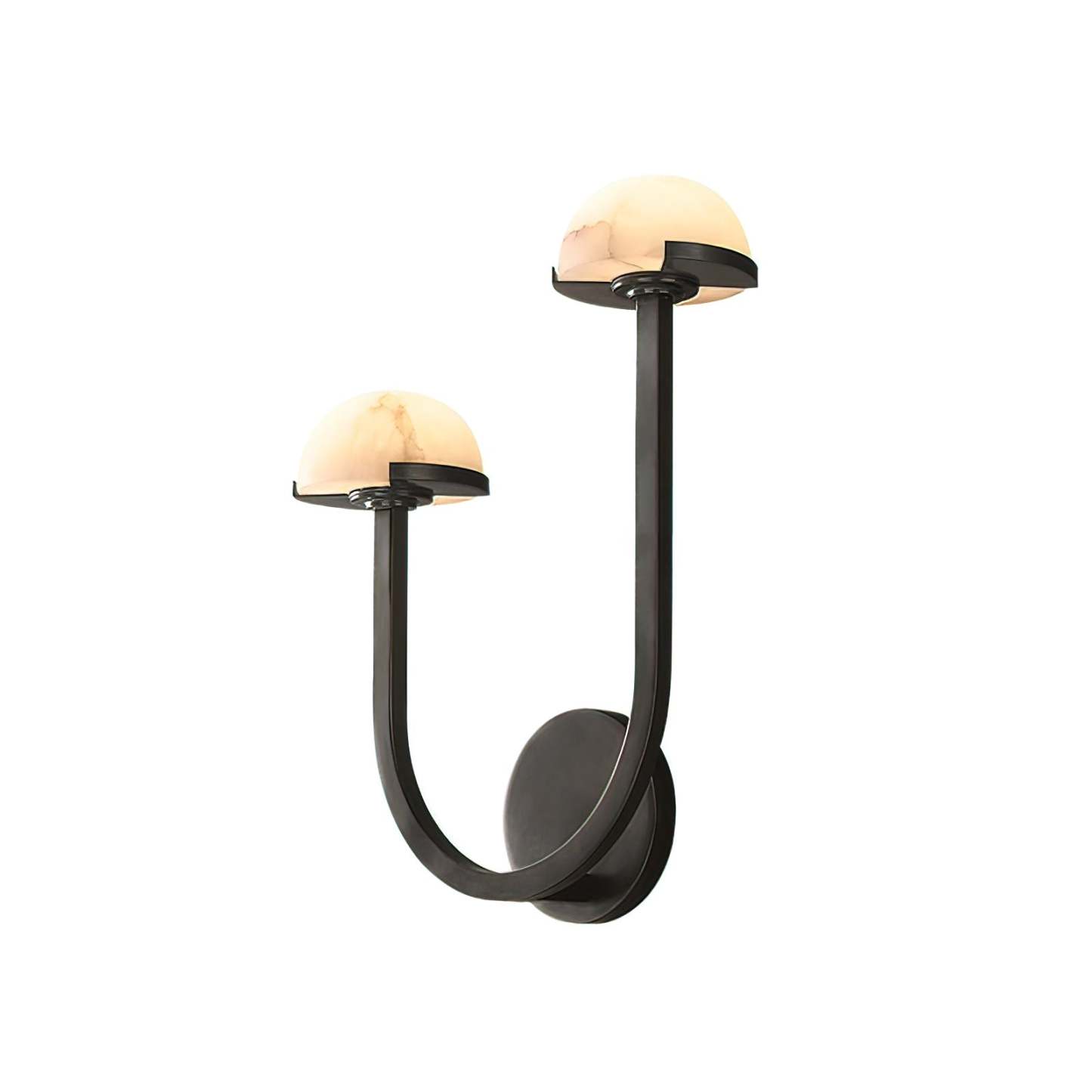 Halo Mushroom Alabaster Wall Light