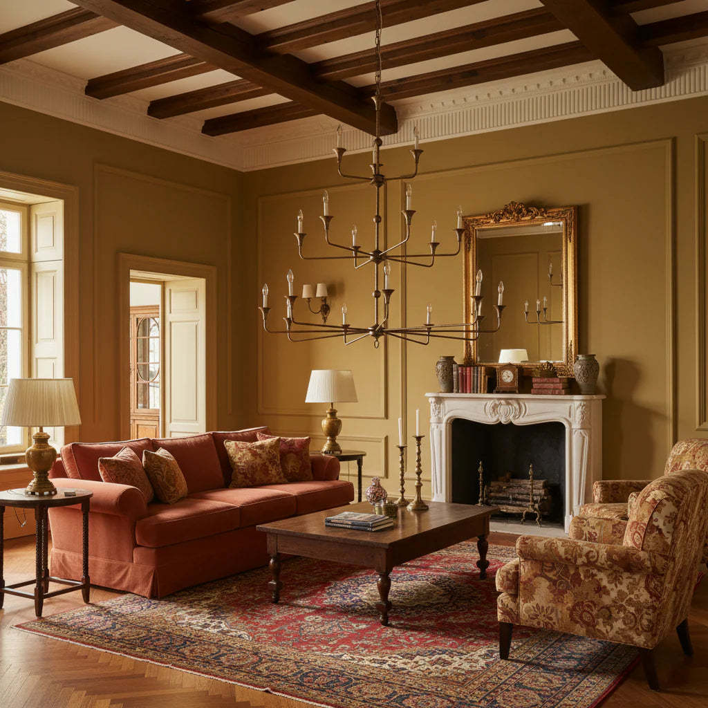 Axis Brass Chandelier