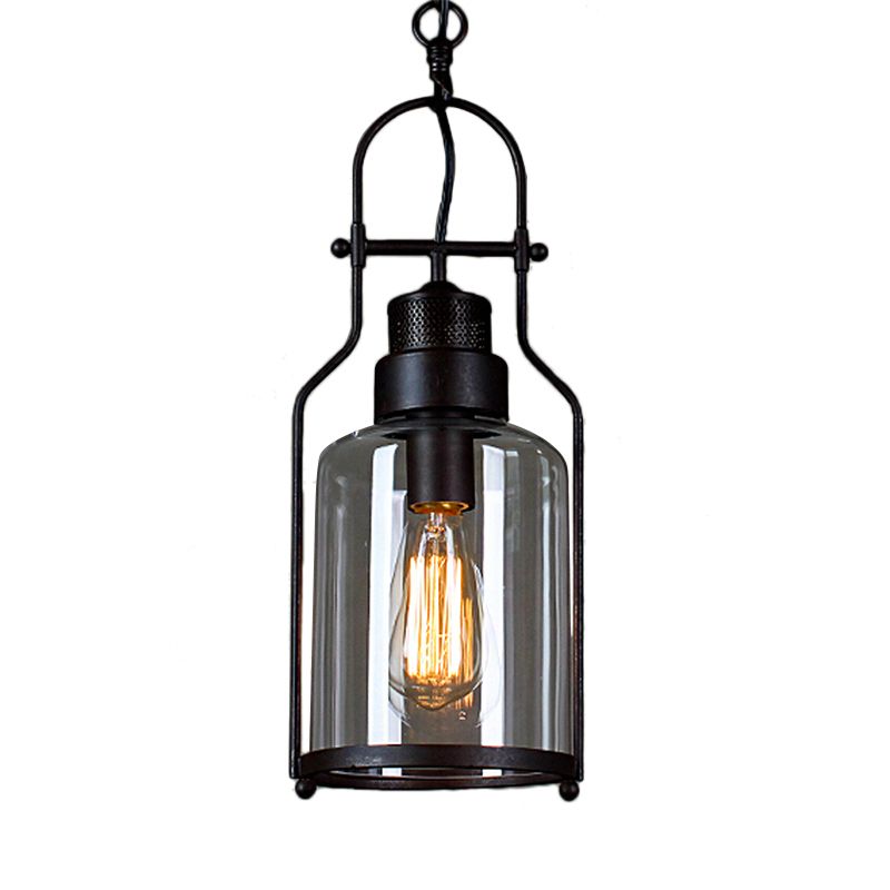 Austin Diseño Lámpara Colgante LED Negro y Óxido Sala de Estar/Dormitorio/Comedor Metal y Vidrio