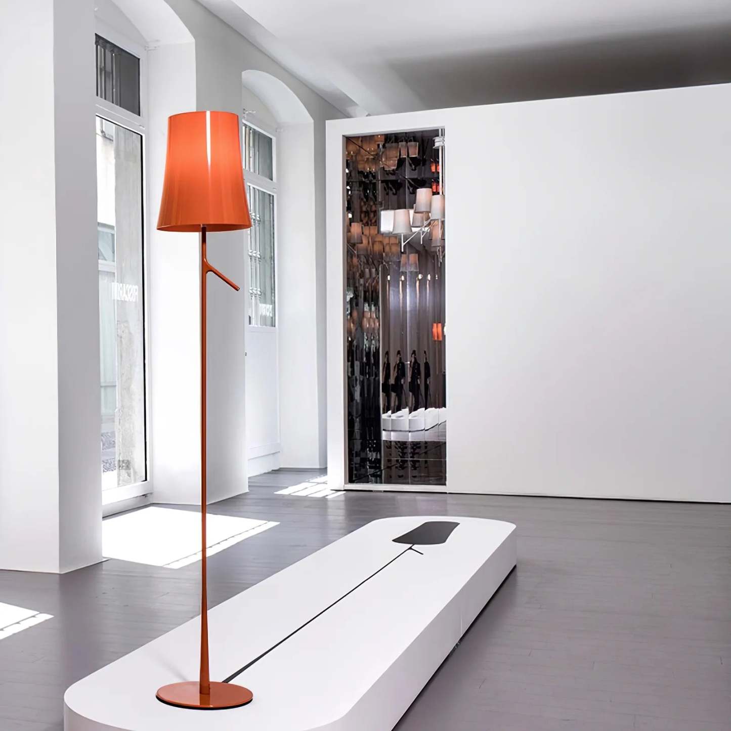 Axis Modern Slim Metal Floor Lamp