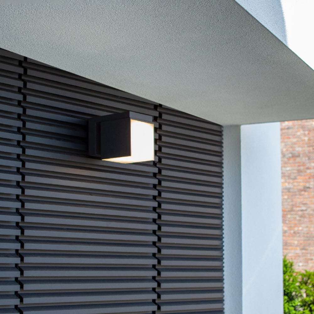 Modern啊 Lámpara de pared Exterior Geometría para Pasillo | Las Sola
