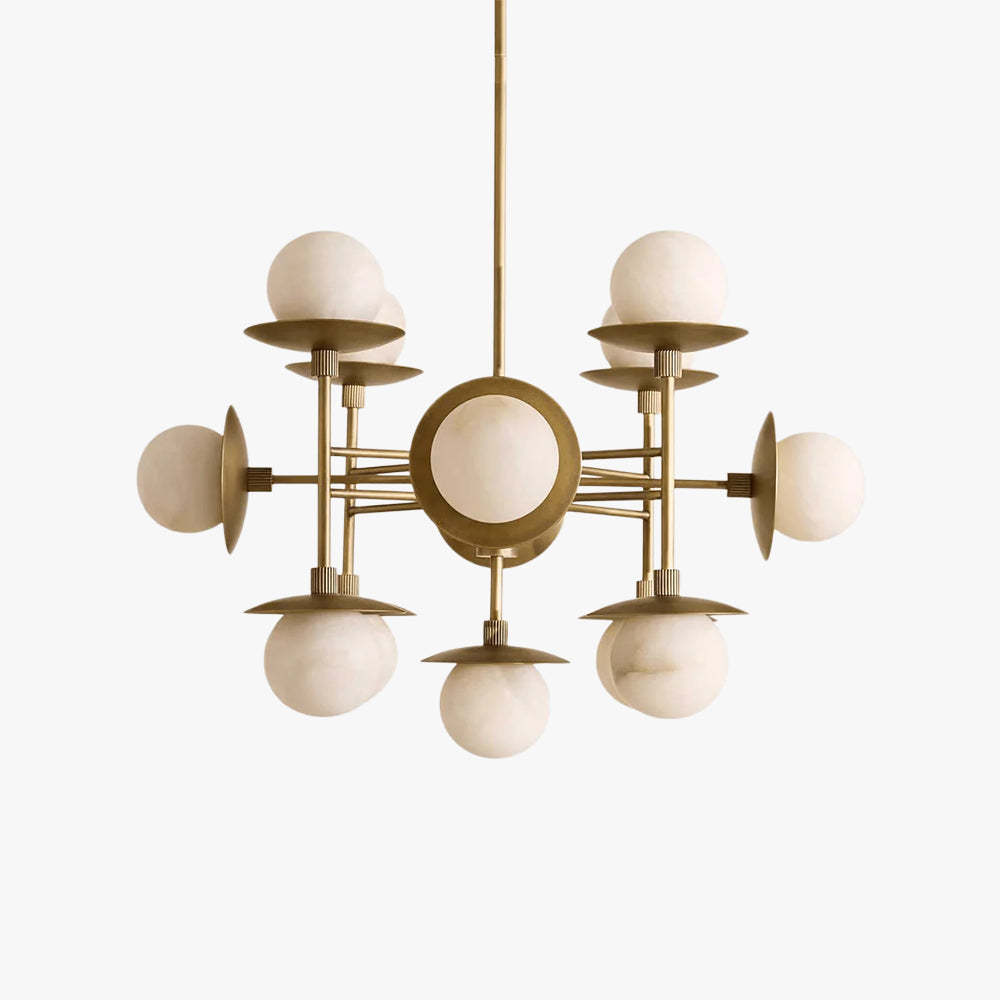 Artelux Cara Alabaster Globe Chandelier