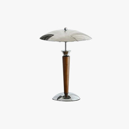 Retro Metal & Wood Table Lamp