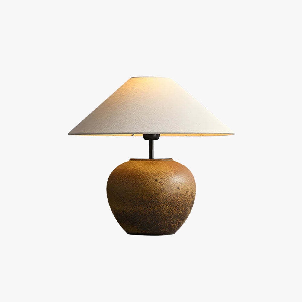 Hakka Ceramic Linen Table Lamp