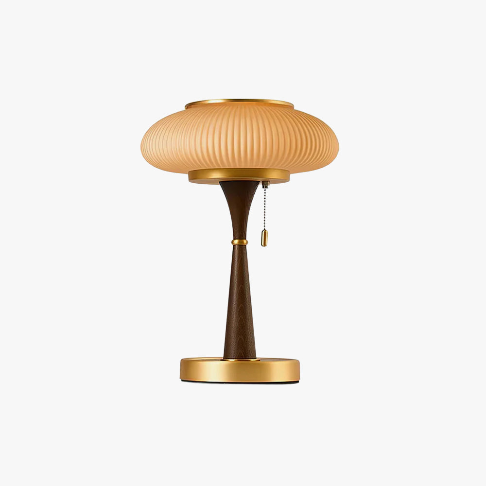Drift Wood and Glass Table Lamp
