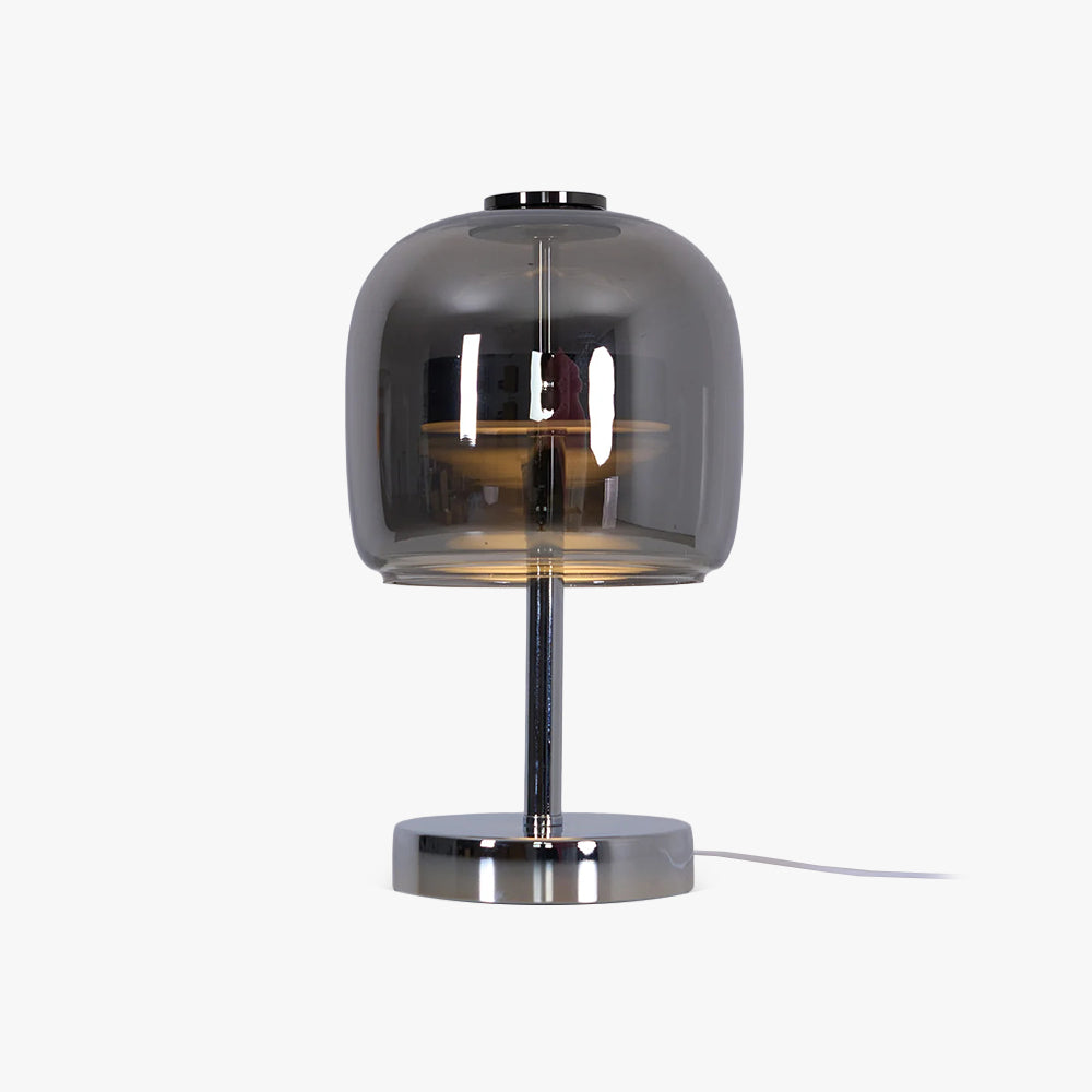 Axis Smoke Gray Glass Table Lamp
