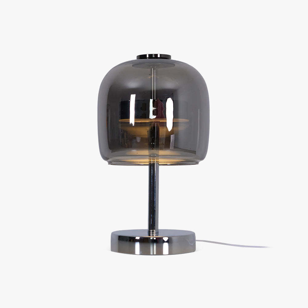 Axis Smoke Gray Glass Table Lamp