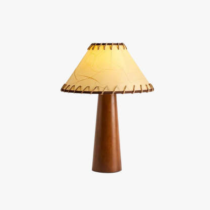 Drift Wood Table Lamp Walnut Beige