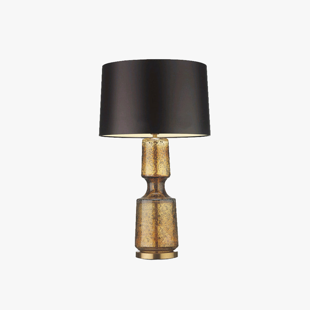 Drift Retro Glass Table Lamp Brass