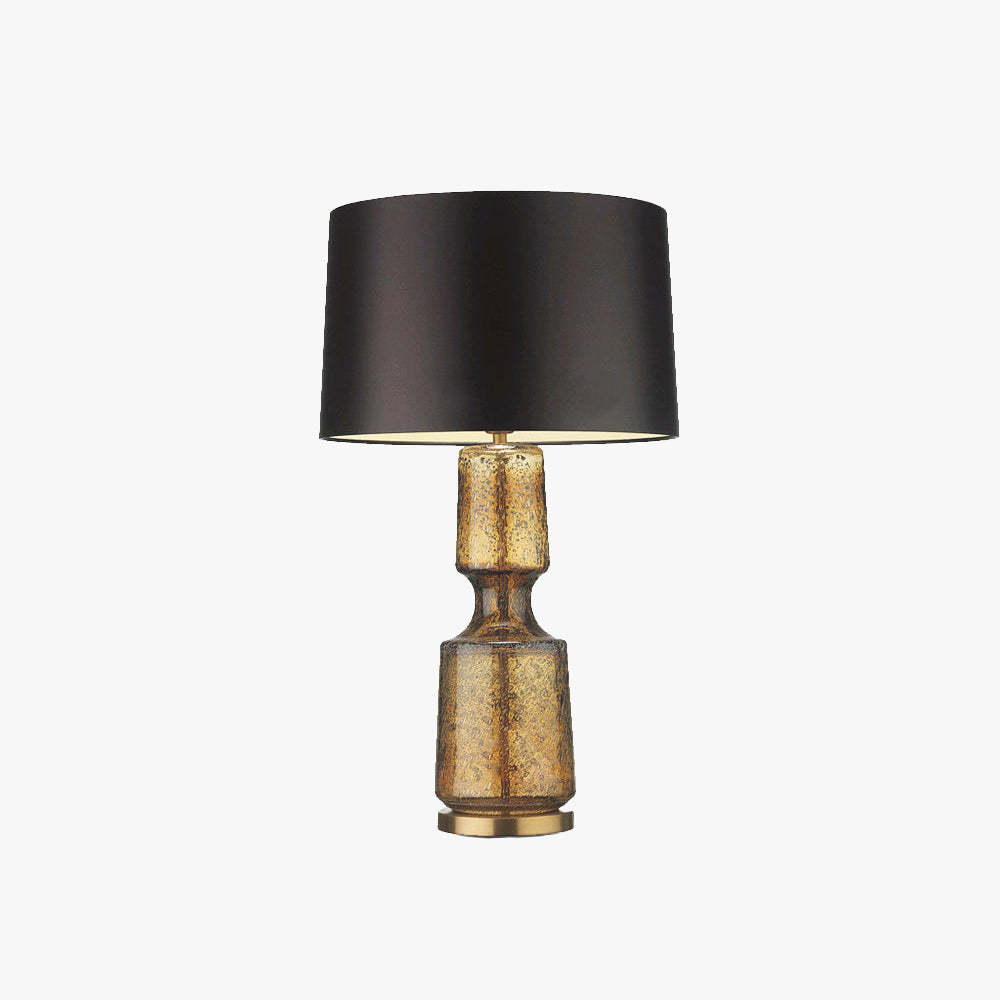 Drift Retro Glass Table Lamp Brass