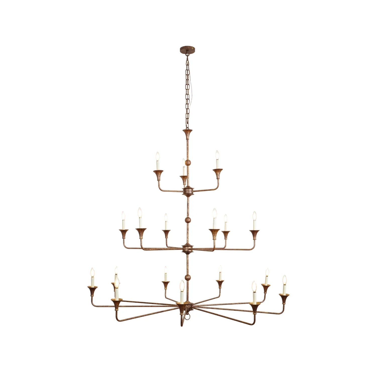 Axis Brass Chandelier