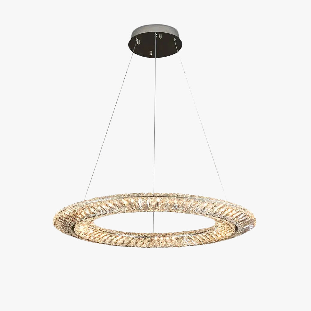 Verona Cristal Anillo Lámparas de Araña