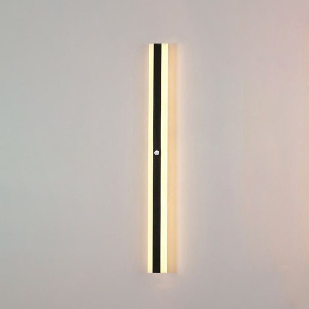 Edge Moderno Lineal Aplique Exterior Metal Acrílico Jardín Pasillo