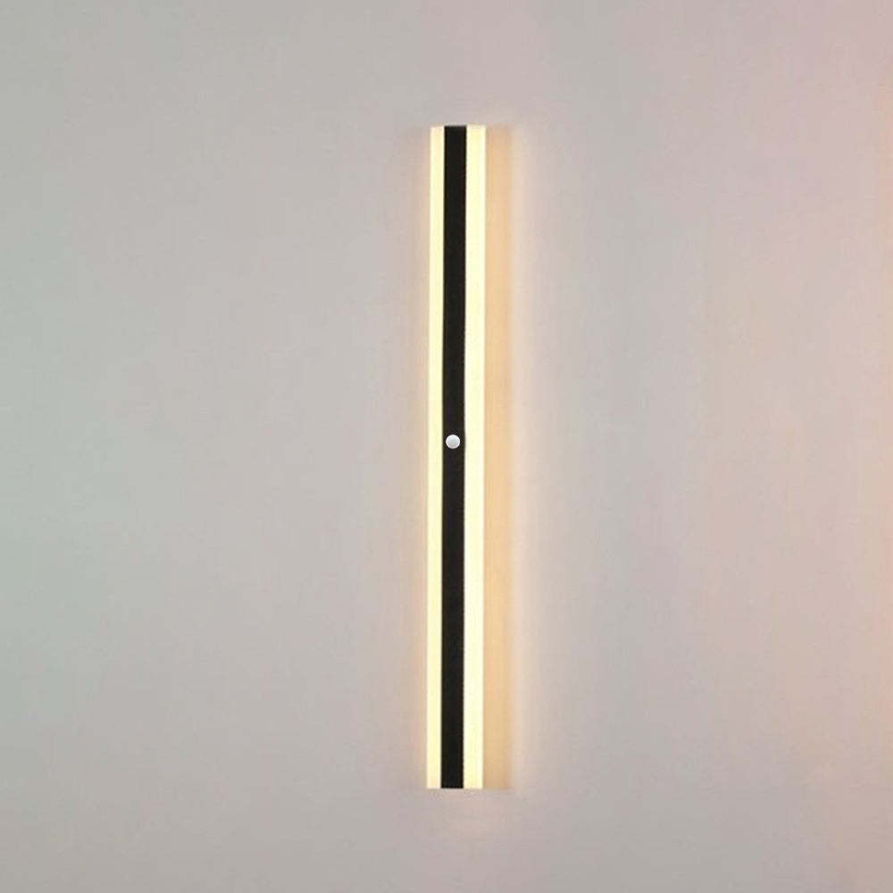 Edge Moderno Lineal Aplique Exterior Metal Acrílico Jardín Pasillo