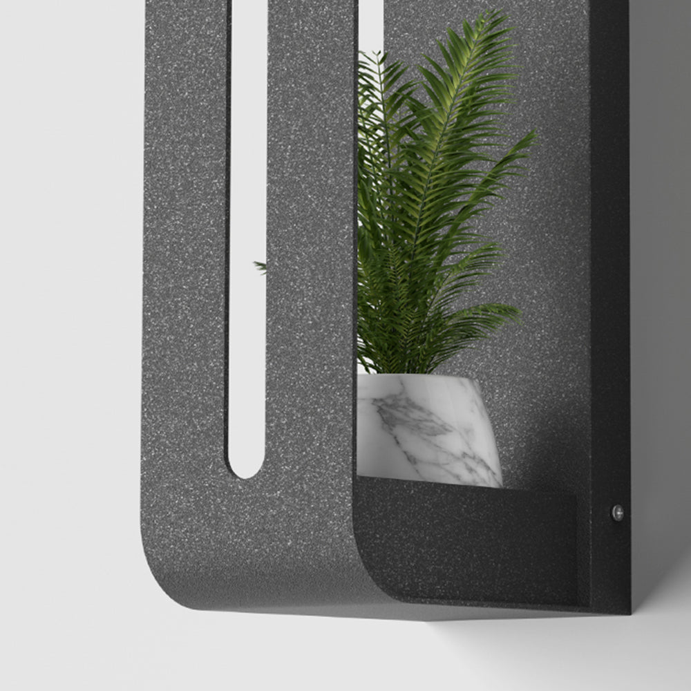 Orr  Plantas Lámpara de Pared Exterior  Metal  Jardín  Pasillo  Terraza
