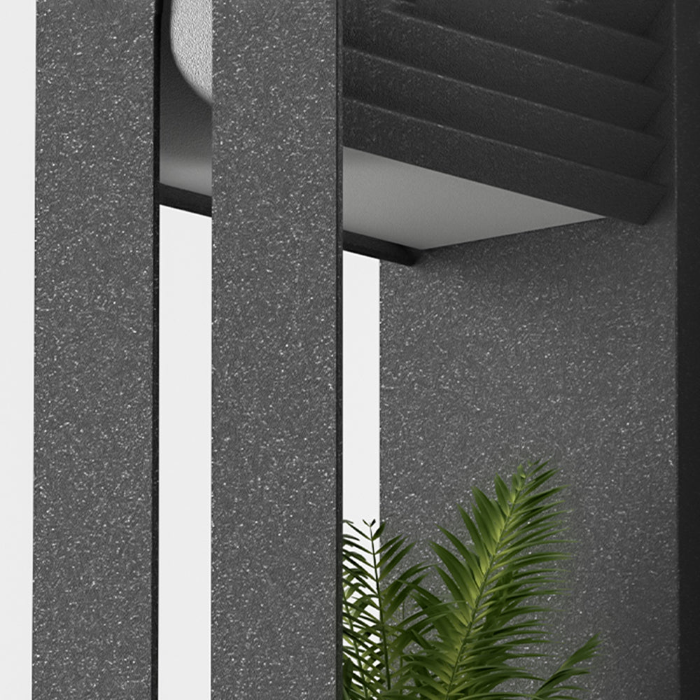 Orr  Plantas Lámpara de Pared Exterior  Metal  Jardín  Pasillo  Terraza