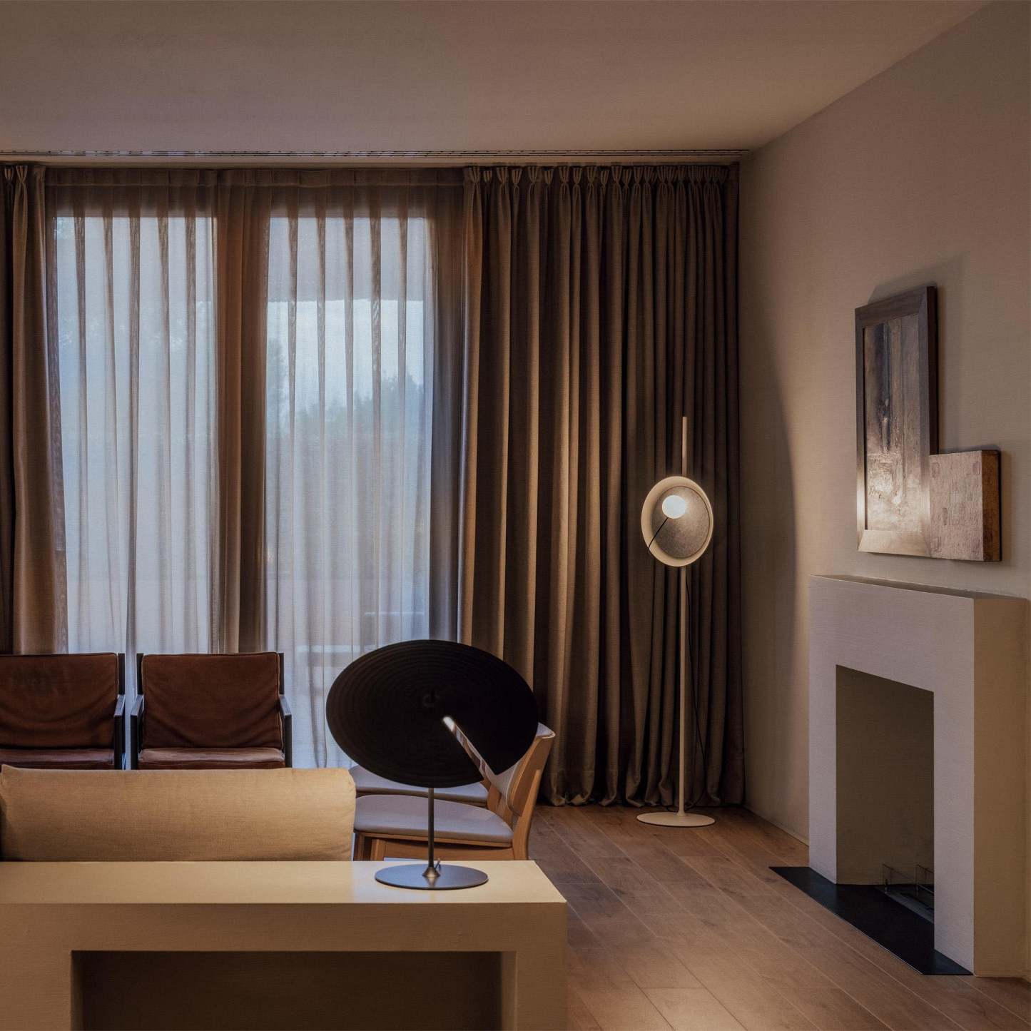 Halo Eclipse Circle Floor Lamp