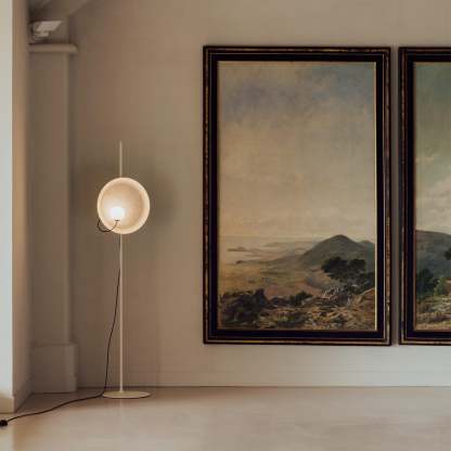 Halo Eclipse Circle Floor Lamp