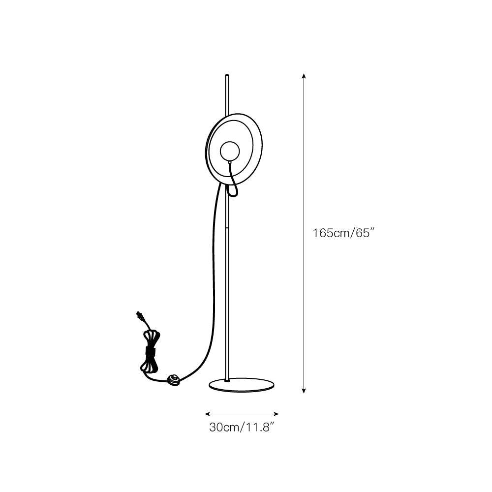 Halo Eclipse Circle Floor Lamp