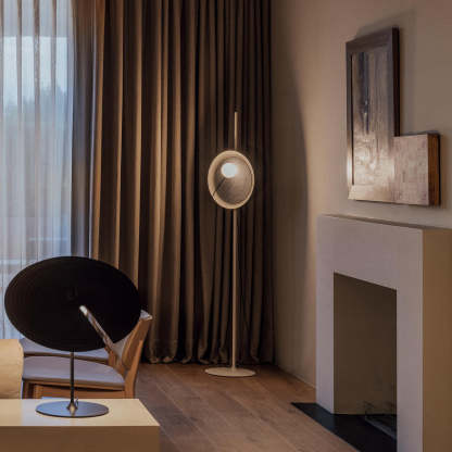 Halo Eclipse Circle Floor Lamp