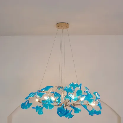 Olivia Cristalero con Hojas de Acrílico Vintaje para Salón , Comedor y Dormitorio