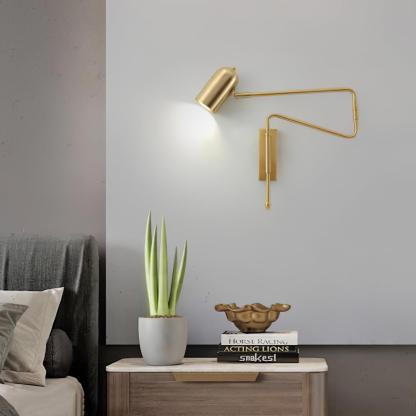 Adjustable Arm Reading Lámpara de Pared