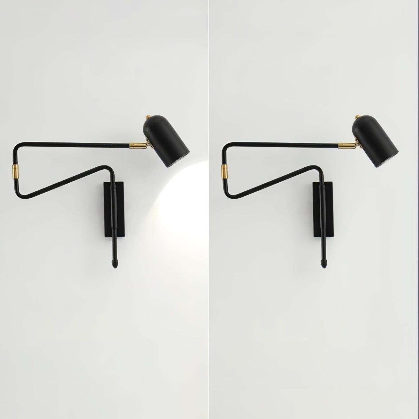 Adjustable Arm Reading Lámpara de Pared