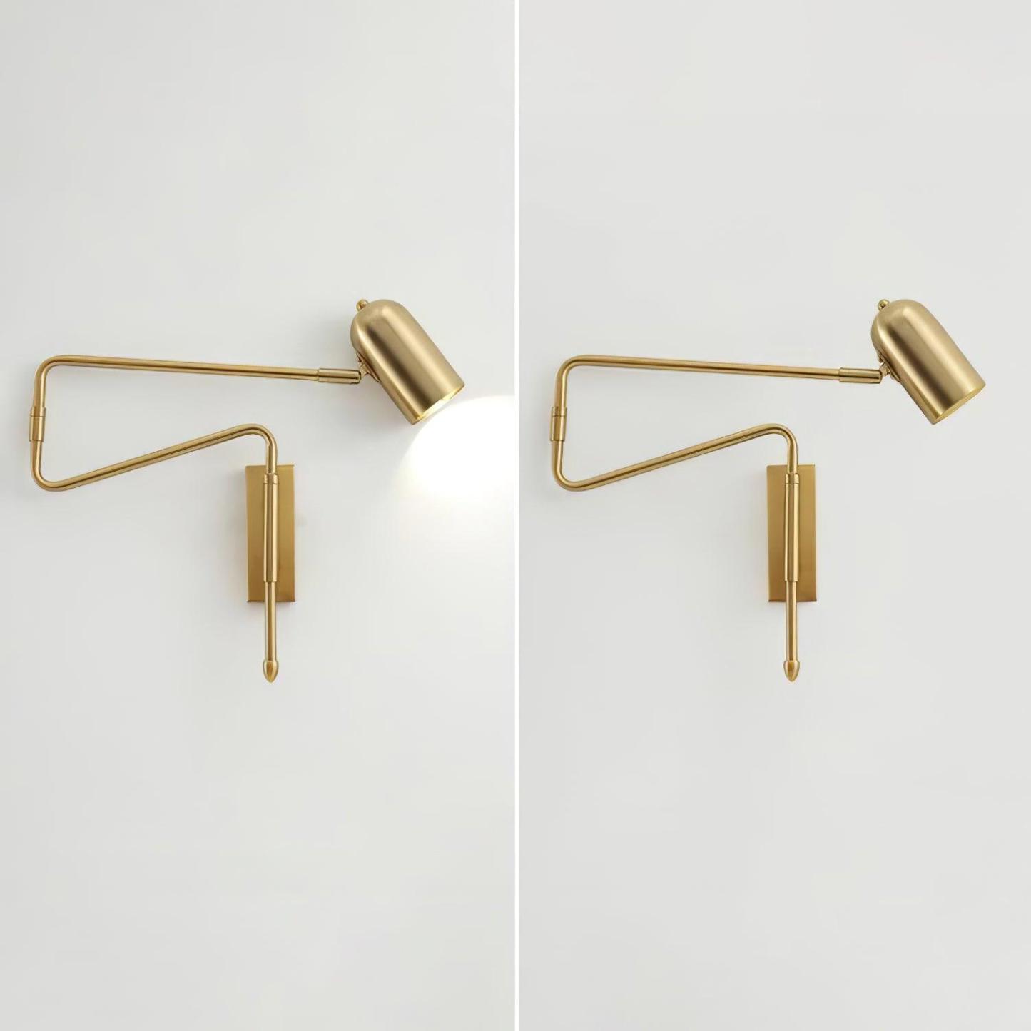 Adjustable Arm Reading Lámpara de Pared