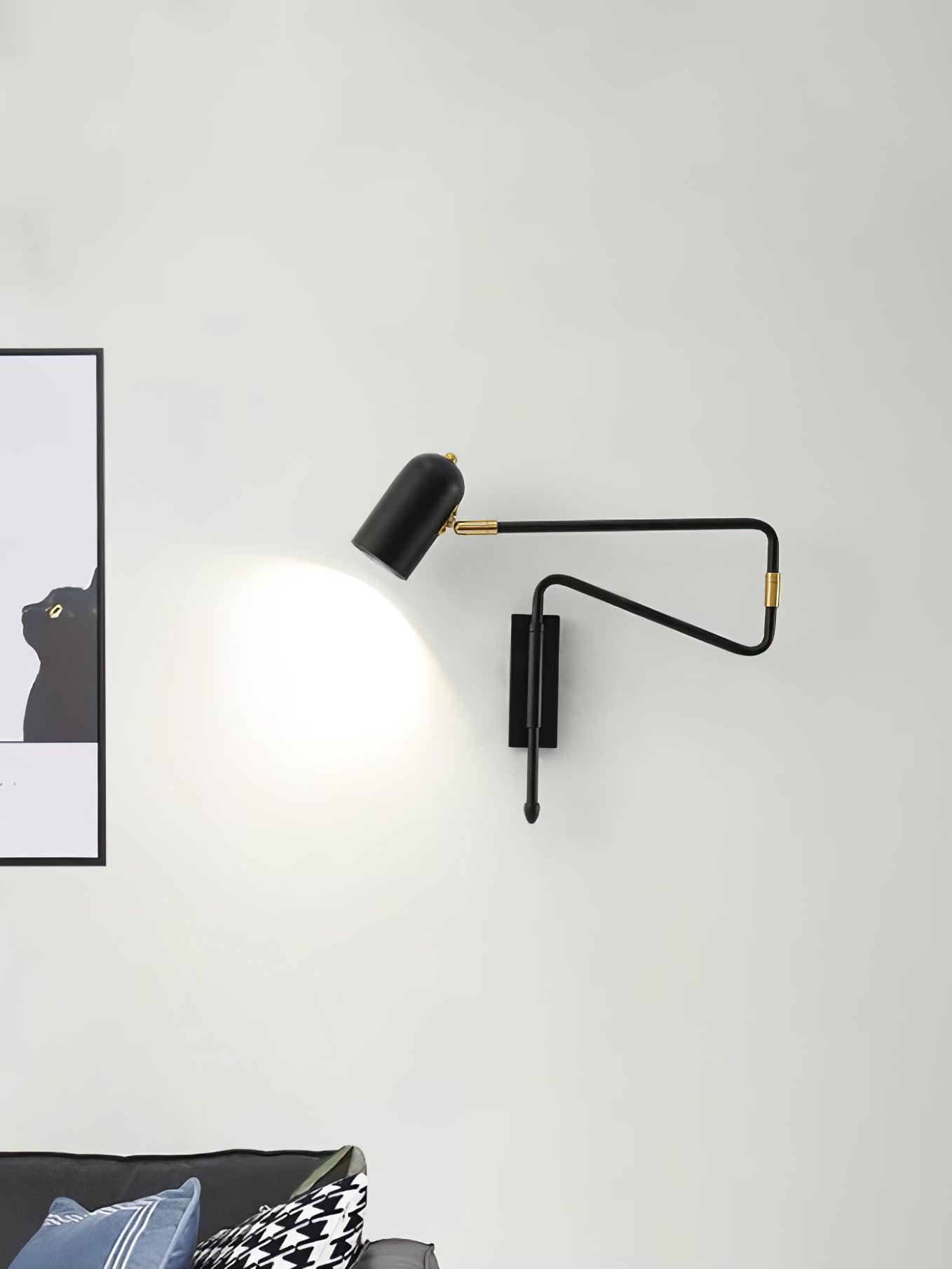 Adjustable Arm Reading Lámpara de Pared