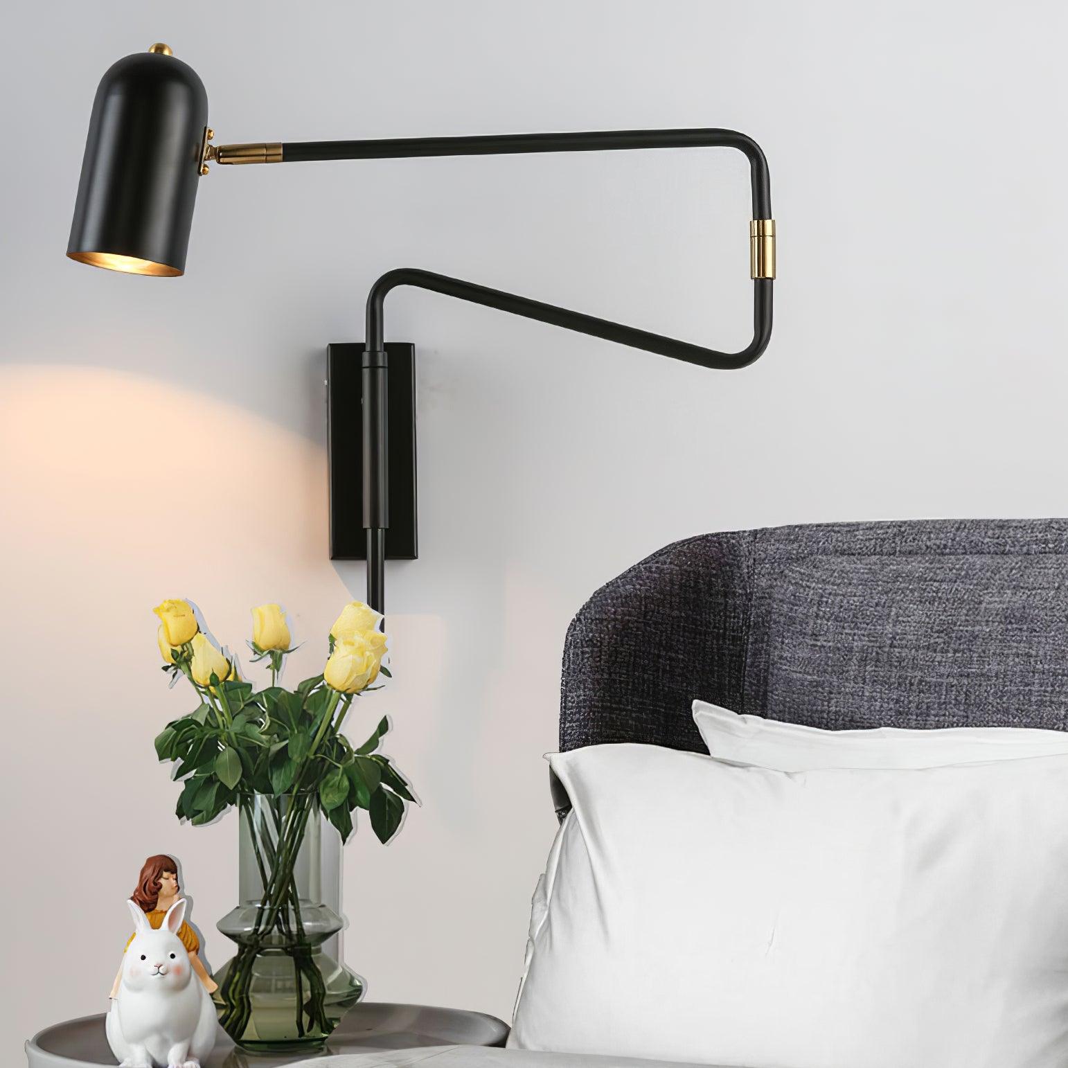 Adjustable Arm Reading Lámpara de Pared
