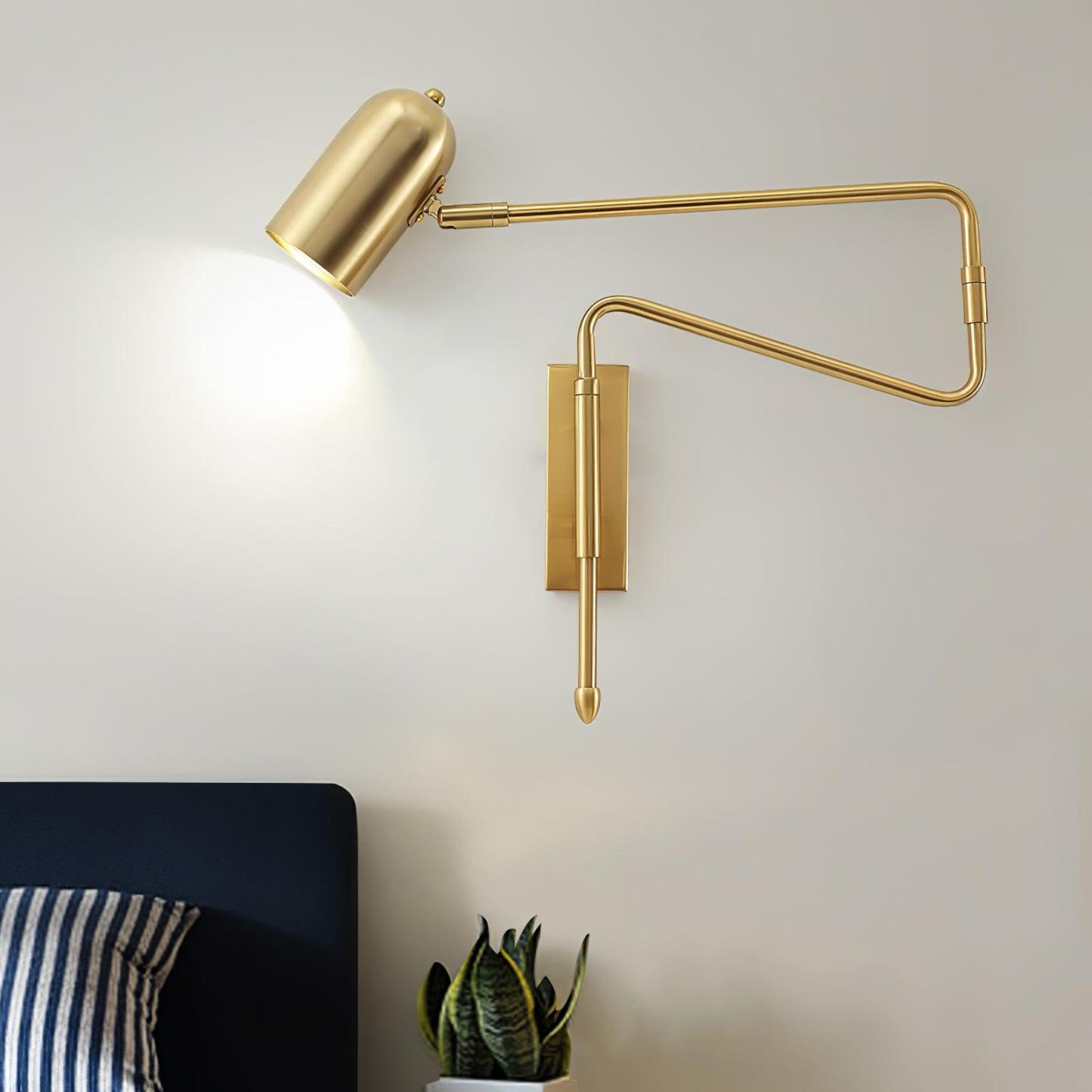 Adjustable Arm Reading Lámpara de Pared