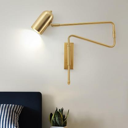 Adjustable Arm Reading Lámpara de Pared