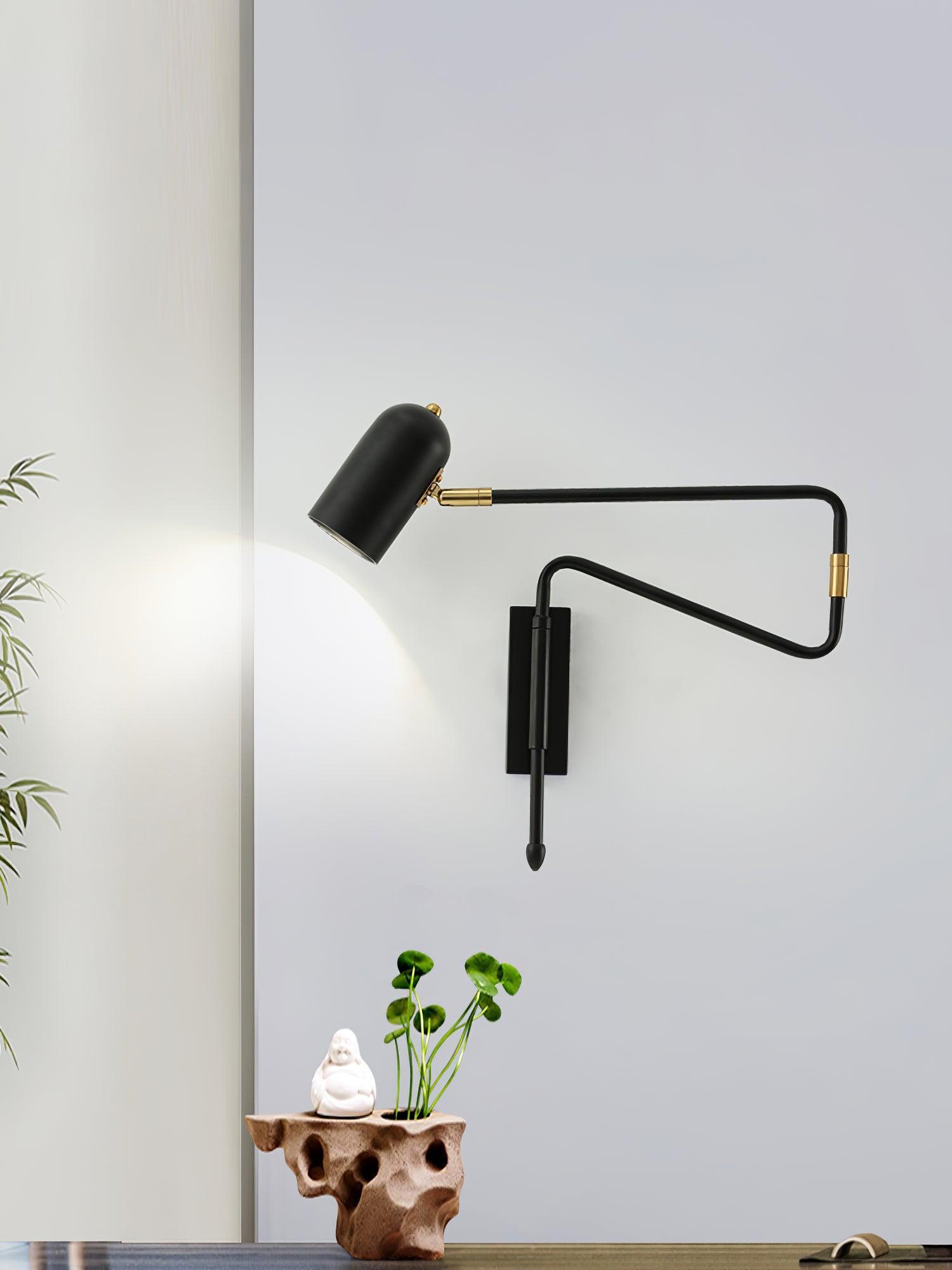 Adjustable Arm Reading Lámpara de Pared
