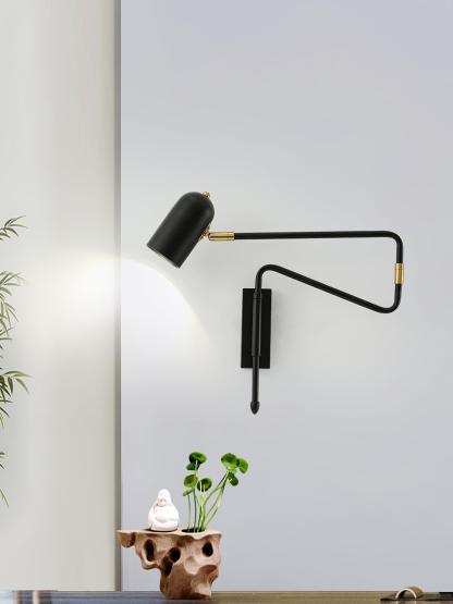 Adjustable Arm Reading Lámpara de Pared