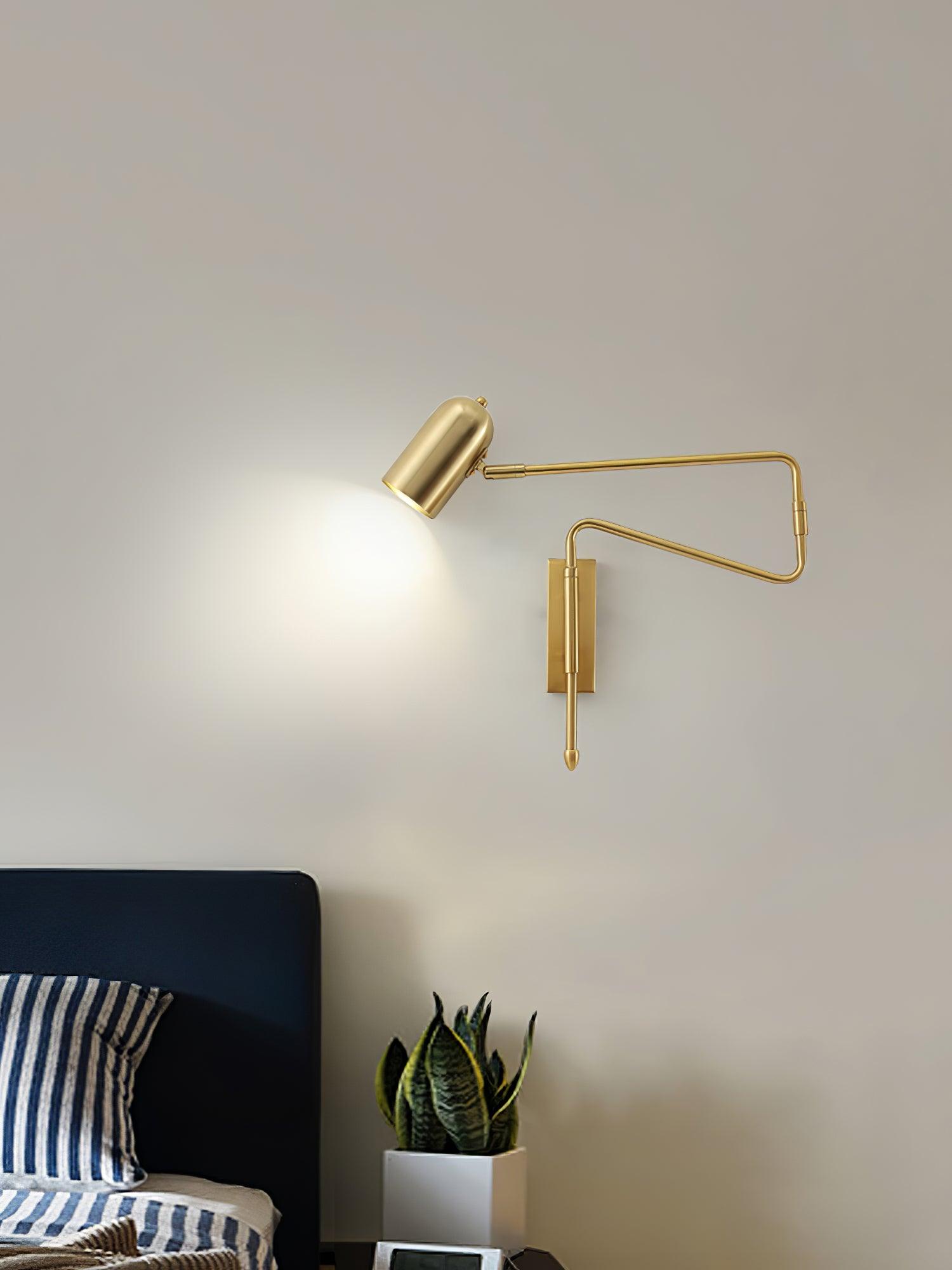 Adjustable Arm Reading Lámpara de Pared