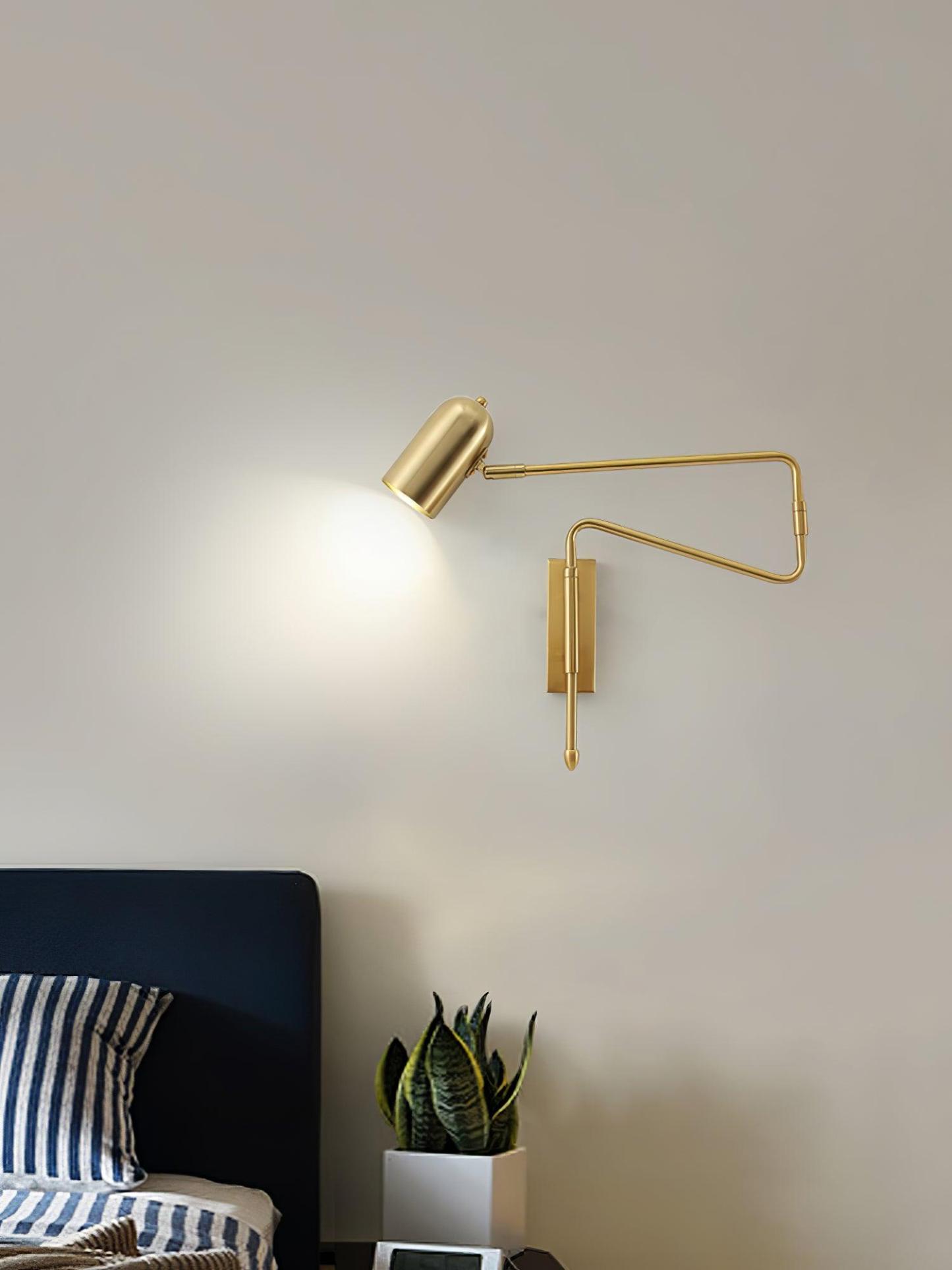 Adjustable Arm Reading Lámpara de Pared