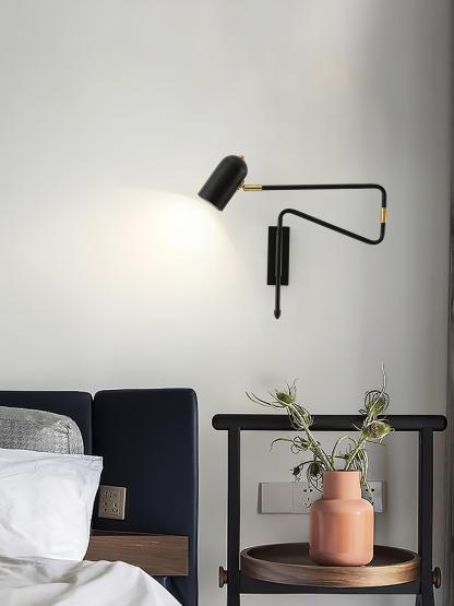 Adjustable Arm Reading Lámpara de Pared