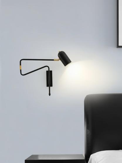 Adjustable Arm Reading Lámpara de Pared