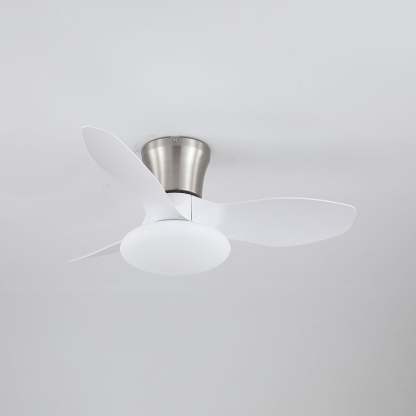 Ventilador de Techo Moderno de Madera Velora con Luz, con fuente de luz LED integrada