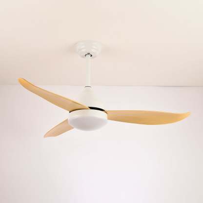 Fuente de luz LED integrada del ventilador de techo moderno.