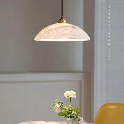 Carins Minimalism Metal Resin Pendant Light Bedroom Living Room