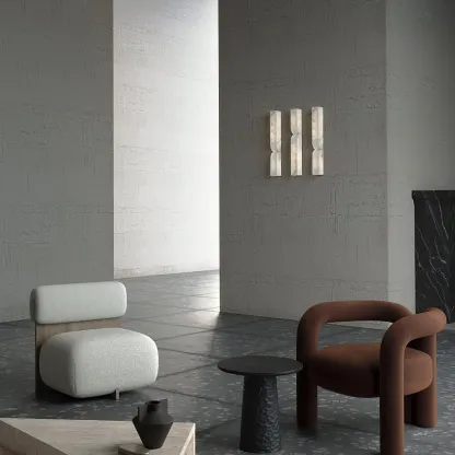 Jade Alabastro Rectangular Moderno Pantallas Luz Pared Pasillo Dormitorio