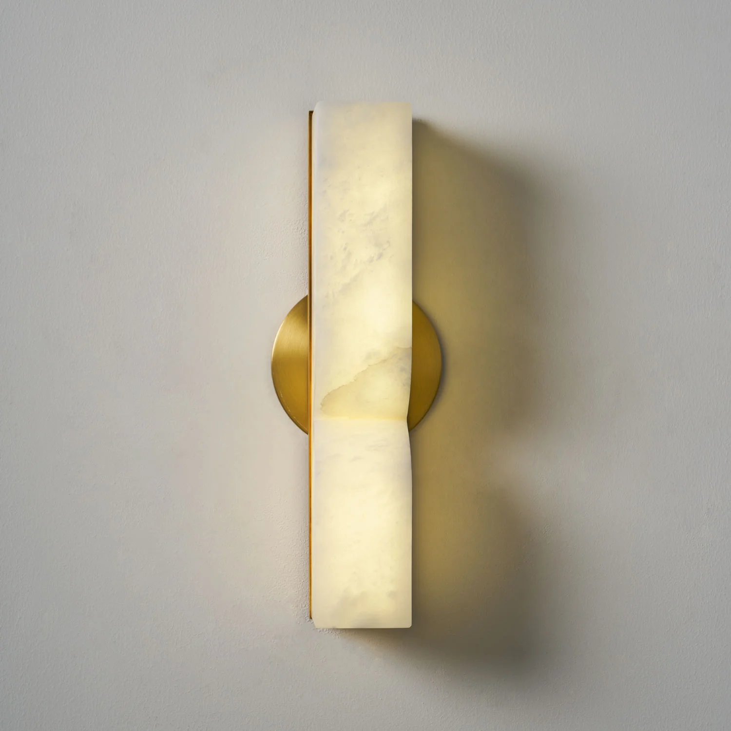 Jade Alabastro Rectangular Moderno Pantallas Luz Pared Pasillo Dormitorio