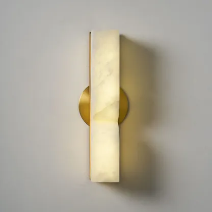 Jade Alabastro Rectangular Moderno Pantallas Luz Pared Pasillo Dormitorio