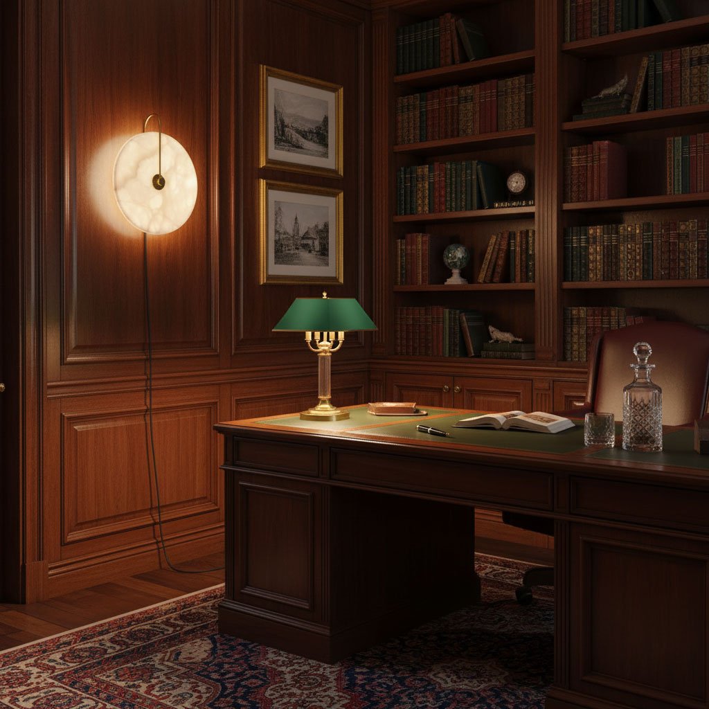 Dune Alabaster LED Plug-In Wall Light