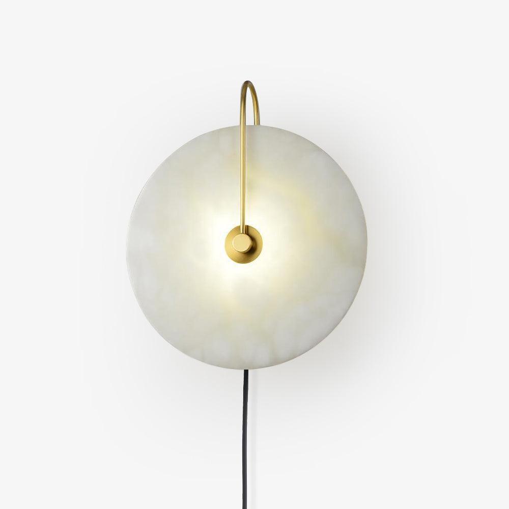 Dune Alabaster LED Plug-In Wall Light