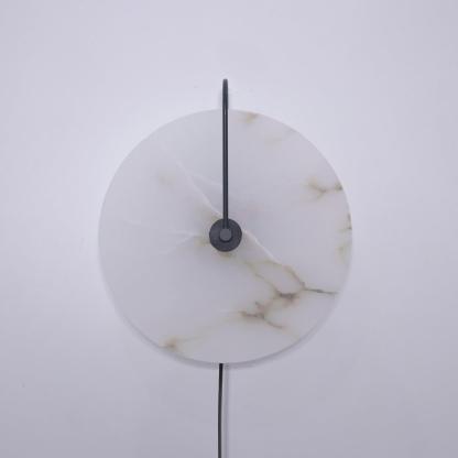 Dune Alabaster LED Plug-In Wall Light