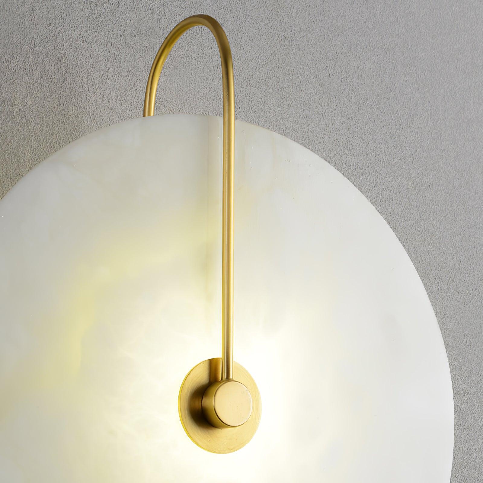 Dune Alabaster LED Plug-In Wall Light