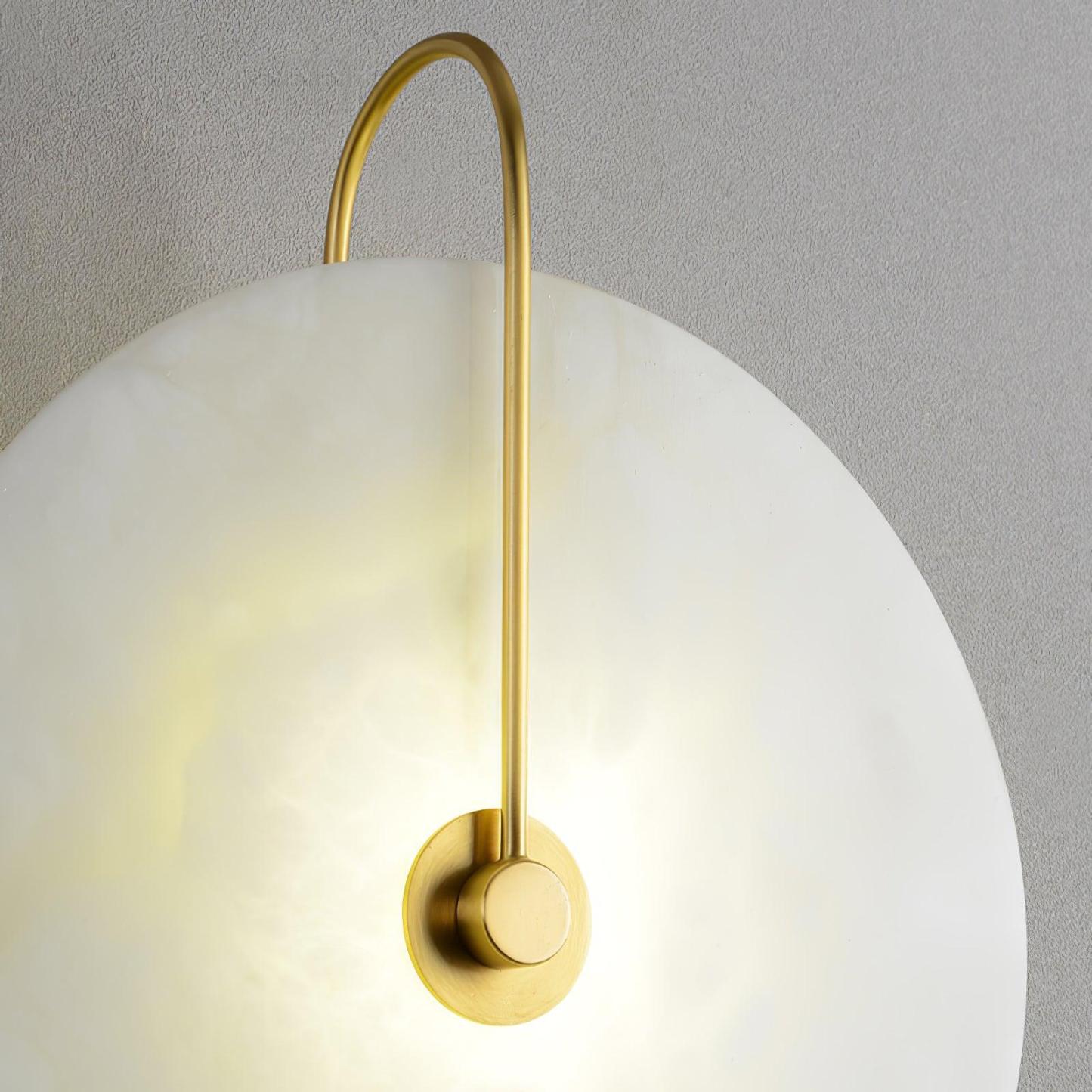 Dune Alabaster LED Plug-In Wall Light