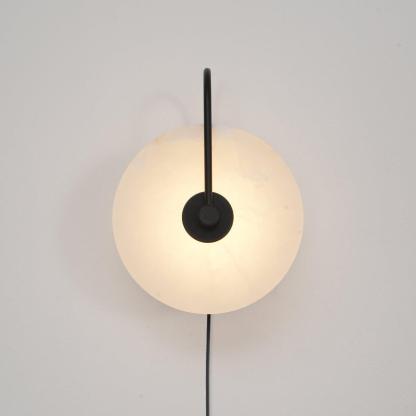 Dune Alabaster LED Plug-In Wall Light